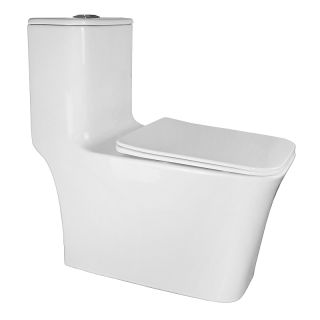 Унитаз-моноблок Azario Stoun AZ-1109 безободковый белый