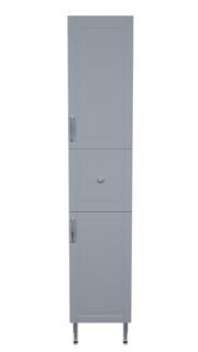 Пенал напольный IDDIS Oxford OXF36L0i97 36см светло-серый