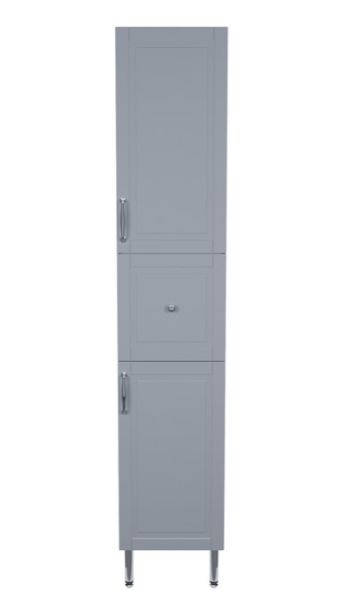 Пенал напольный IDDIS Oxford OXF36L0i97 36см светло-серый