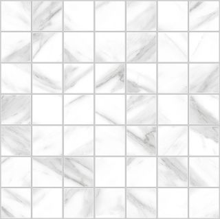 КАЛАКАТТА ГРЕЙ (Calacatta grey) мозайка матовая AB1015M1, 30x30 см 1015M1