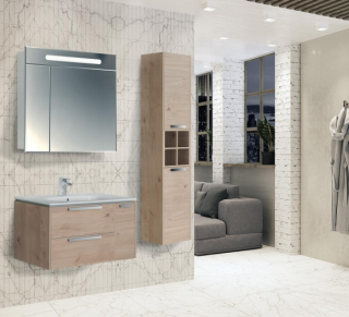 Тумба под раковину Roca Lago 7857296444 80 см дуб светлый Тумба под раковину Roca Lago 7857296444 80 см дуб светлый