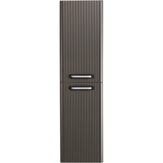 Шкаф-пенал подвесной BelBagno с двумя распашными дверцами с доводчиками, с двумя полками, универсальный ,Оружейная сталь, 400x300x1500, DUE-1500-2A-SC-GM-P оружейная сталь