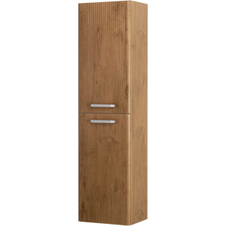 Шкаф-пенал подвесной BelBagno с двумя распашными дверцами с доводчиками, с двумя полками, универсальный, Rovere Nature, 400x300x1500, DUE-1500-2A-SC-RN-P дуб натуральный