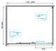 Душевой уголок BelBagno DUE 120x80см хром DUE-AH-1-120/80-C-CR