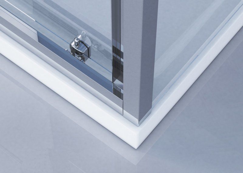 Душевой уголок BelBagno DUE 120x80см хром DUE-AH-1-120/80-C-CR