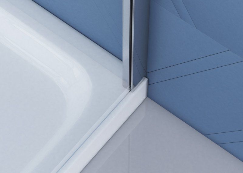 Душевой уголок BelBagno DUE 120x80см хром DUE-AH-1-120/80-C-CR