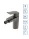 Смеситель BelBagno для биде без донного клапана, оружейная сталь DUE-BD-GM-W0