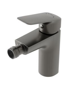 Смеситель BelBagno для биде без донного клапана, оружейная сталь DUE-BD-GM-W0