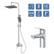 Комплект смесителей BelBagno Due DUE-DOCM/LVM-CRM хром