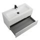 База под раковину Cezares подвесная с двумя выкатными ящиками, Bianco Lucido, 1000x457x500, DUET-N-1000-2C-SO-BL