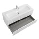 База под раковину Cezares подвесная с двумя выкатными ящиками, Bianco Opaco, 800x457x500, DUET-N-800-2C-SO-BO