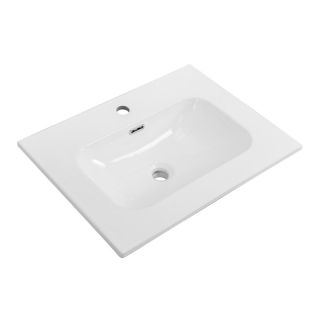 База под раковину Cezares подвесная с двумя выкатными ящиками, Bianco Lucido, 600x457x500, DUET-N-600-2C-SO-BL