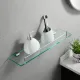 Полка стеклянная Rose RG1719 50см хром Полка стеклянная Rose RG1719 50см хром