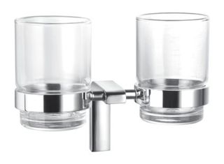 Стакан подвесной двойной, хром Cezares CZR-F-8930A Стакан подвесной двойной, хром Cezares CZR-F-8930A