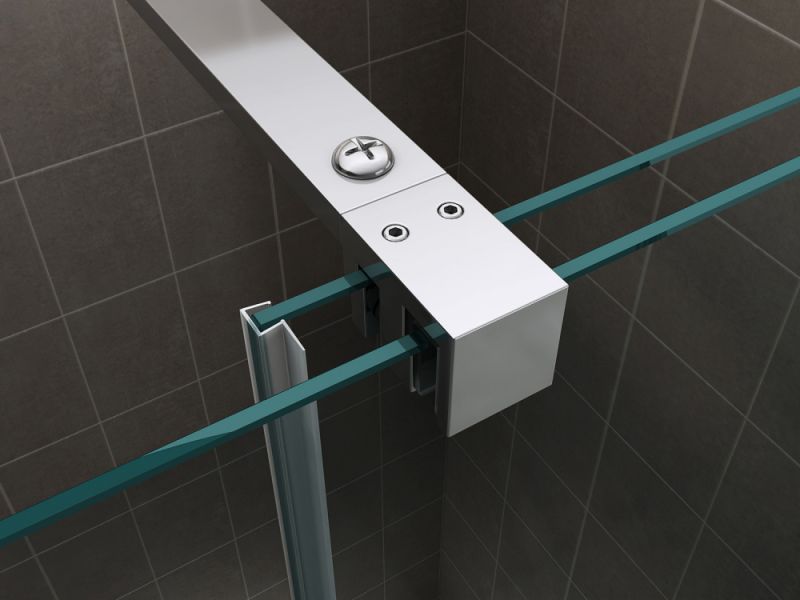 Душевая дверь ABBER Komfort AG90120 120см хром