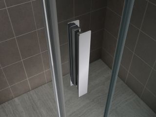 Душевая дверь ABBER Komfort AG90120 120см хром