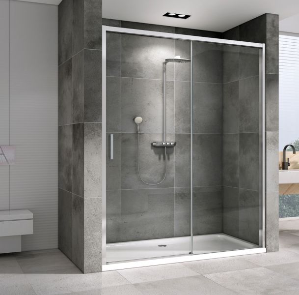 Душевая дверь ABBER Komfort AG93140 140см хром
