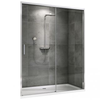 Душевая дверь ABBER Komfort AG93170 170 см профиль хром стекло прозрачное