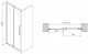 Душевая дверь ABBER Schwarzer Diamant AG30100H 100см хром