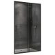 Душевая дверь ABBER Schwarzer Diamant AG30110B5 110 см профиль чёрный стекло прозрачное