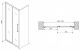 Душевая дверь ABBER Schwarzer Diamant AG30140H 140см хром