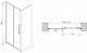 Душевая дверь ABBER Schwarzer Diamant AG30150H 150см хром