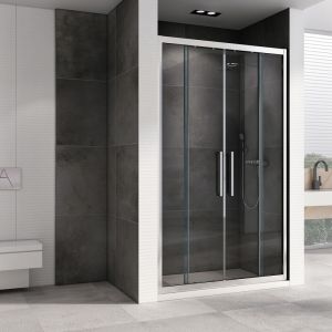 Душевая дверь ABBER Schwarzer Diamant 170см хром AG33170H