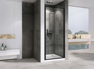 Душевая дверь ABBER Sonnenstrand 80см чёрный AG04080B