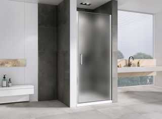 Душевая дверь ABBER Sonnenstrand AG04080M 80 см профиль хром стекло матовое