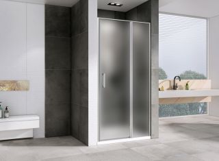 Душевая дверь ABBER Sonnenstrand AG04100MS 100 см профиль хром стекло матовое