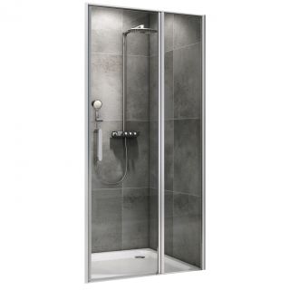Душевая дверь ABBER Sonnenstrand AG04140S 140 см профиль хром стекло прозрачное