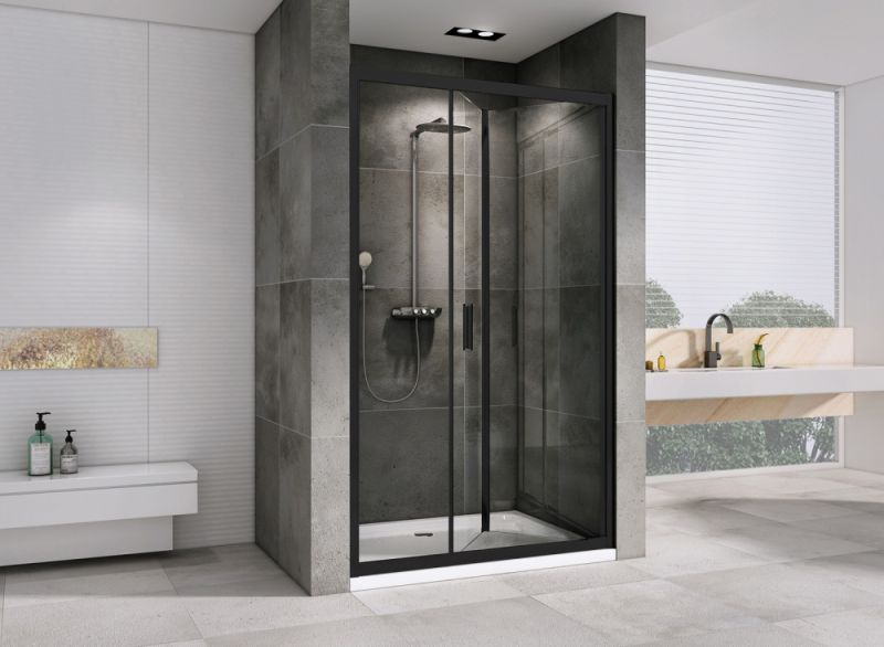 Душевая дверь ABBER Sonnenstrand AG07120B 120см чёрный