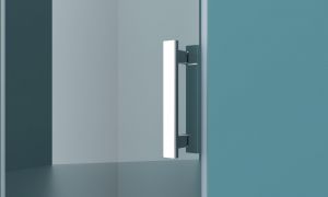Душевая дверь BelBagno KRAFT-B-12-60/60-C-Cr-L
