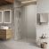 Душевая дверь BelBagno LUCE-BF-1-140-C-Cr хром