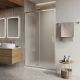 Душевая дверь BelBagno LUCE-BF-1-120-P-Cr хром