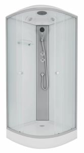 Душевая кабина Niagara NG-4301-08 90x90см серебро/матовое