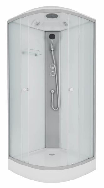 Душевая кабина Niagara NG-4301-08 90x90см серебро/матовое