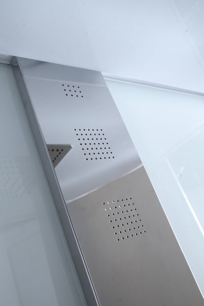 Душевая кабина Orans SR-89105LS 89105LBLH 120x90 см профиль чёрный стекло прозрачное