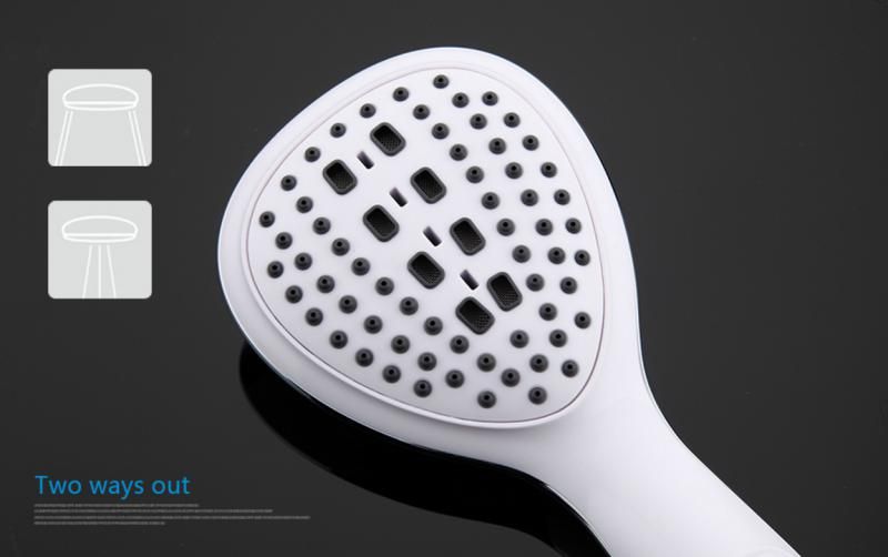 Душевая лейка Gappo G25 белый/хром