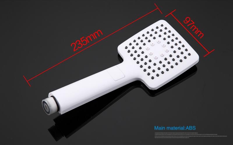 Душевая лейка Gappo G27 белый/хром