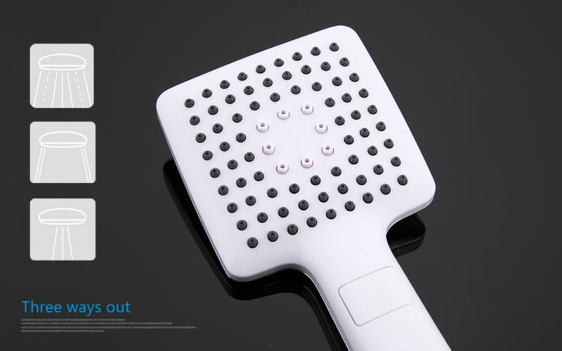 Душевая лейка Gappo G27 белый/хром