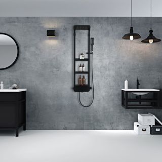 Душевая панель B&W W1220 Velvet Black (1300х405x230) Душевая панель B&W W1220 Velvet Black (1300х405x230)