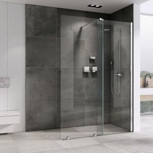 Душевая перегородка ABBER Komfort AG09120 120см хром раздвижная