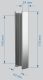 Душевая перегородка ABBER Komfort AG09120 120см хром раздвижная