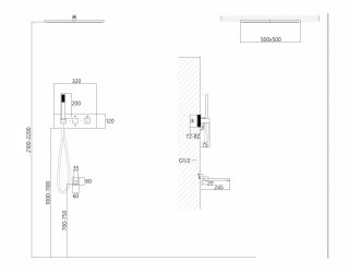 Душевой комплект ABBER Daheim AF8254W с термостатом белый матовый