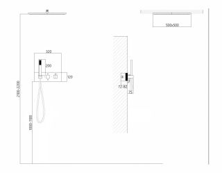 Душевой комплект ABBER Daheim AF8255W с термостатом белый матовый