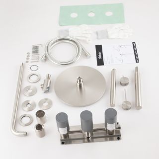 Душевой комплект ABBER Emotion 316 AF8817BST брашированная сталь