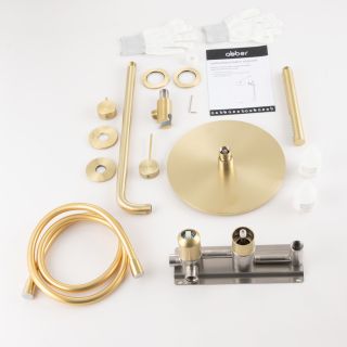 Душевой комплект ABBER Emotion 316 AF8819BG брашированное светлое золото