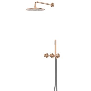 Душевой комплект ABBER Emotion 316 AF8851BRG розовое золото брашированное