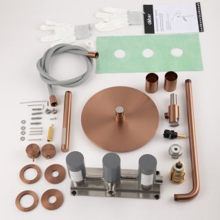 Душевой комплект ABBER Emotion 316 AF8851BRG розовое золото брашированное